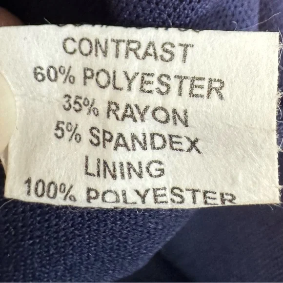 Eva Franco Blue Lace Skirt Size 10 Classic - Picture 7 of 7